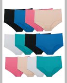 Women's Microfiber Brief Panty, Assorted 12 Pack ASSORTED