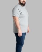 Big Men's Eversoft® Short Sleeve Crew T-Shirt Mineral Grey Heather