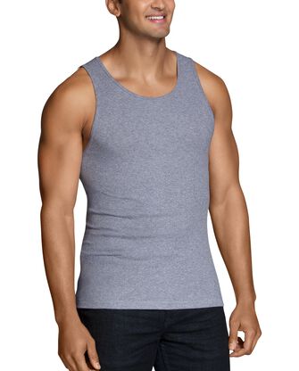 Men's Active Cotton Blend  A-Shirts, 8 Pack 