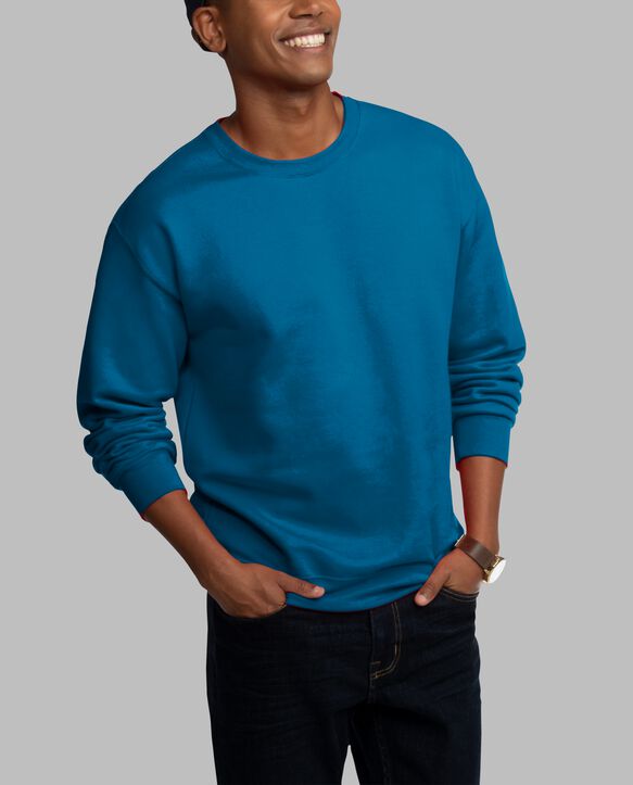 Eversoft® Fleece Crew Sweatshirt Blue