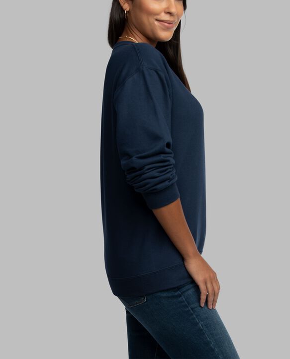 Eversoft® Fleece Crew Sweatshirt Navy