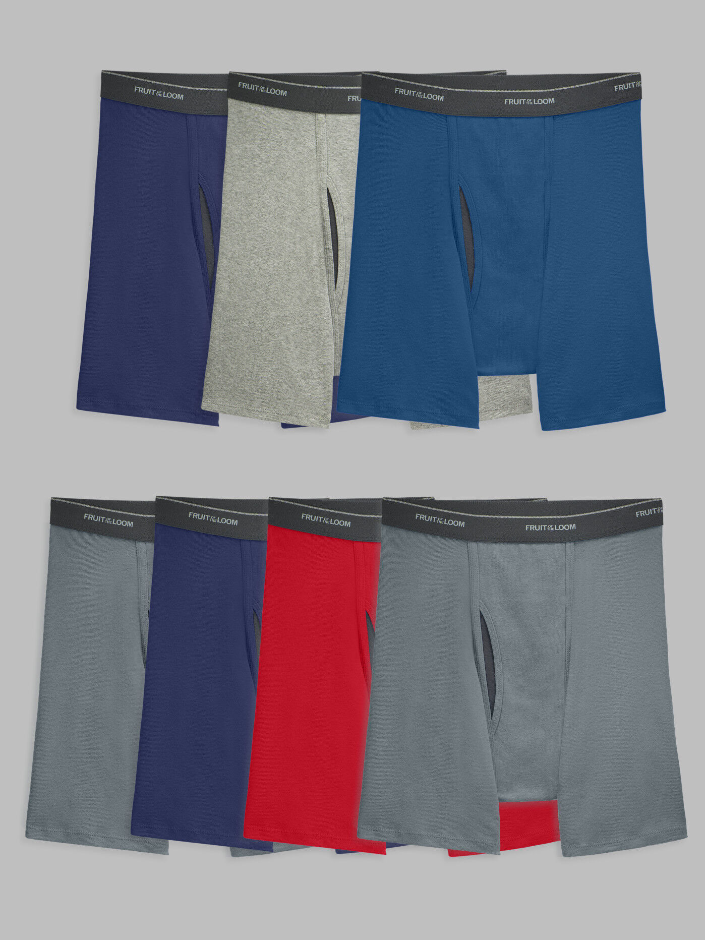 CoolZone Fly Assorted Boxer Briefs, 7 Pack