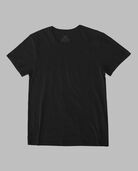 Men's Crafted Comfort Artisan Tee™ Crew T-Shirt, 1 Pack Black Ink