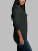 Eversoft® Fleece Crew Sweatshirt, Extended Sizes Black Heather