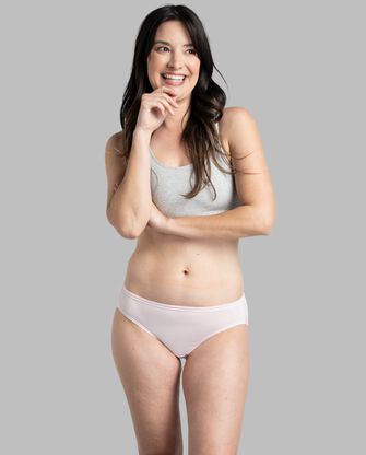 Women's Breathable Micro-Mesh Bikini Panty, Assorted 8 Pack 