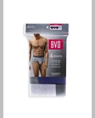BVD® Men's Fashion Briefs, Assorted 4 Pack ASSORTED