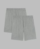 Men’s Eversoft® Jersey Shorts, 2 Pack Gray Heather