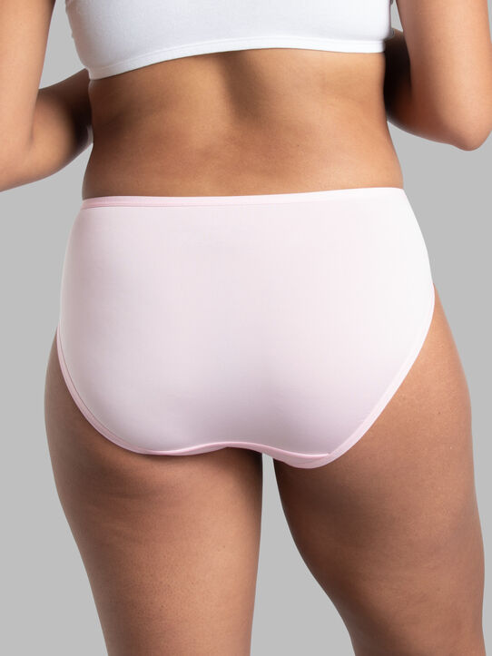 Fruit of the Loom Women's 5 Pack Microfiber Hi-Cut Panties, Assorted, 6 at   Women's Clothing store: Briefs Underwear