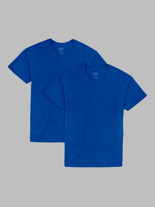 Men’sEversoft®  Short Sleeve Crew T-Shirt, 2 Pack LIMOGES