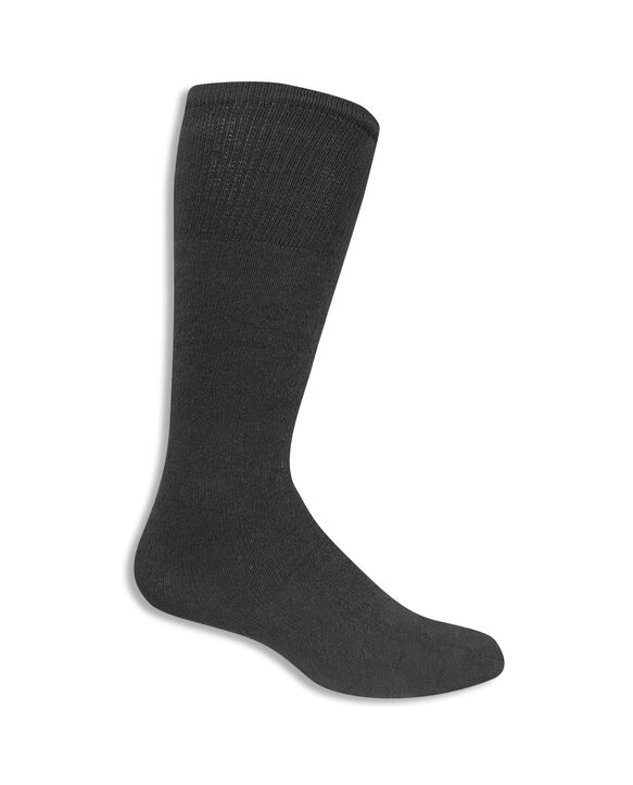 Men's Work Gear Tube Socks, 10 Pack, Size 6-12 BLACK/CHARCOAL