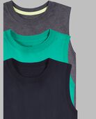 Boys' Supersoft Short Sleeve V-Neck T-Shirt, 3 Color Pack Bluegrass Asst.
