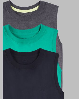 Boys' Supersoft Short Sleeve V-Neck T-Shirt, 3 Color Pack Macintosh Asst.