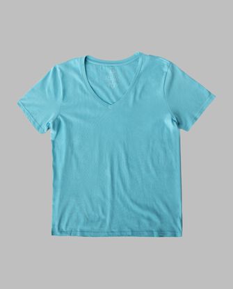 Women's Crafted Comfort™ Artisan V-Neck T-Shirt Seabreeze