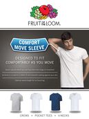 Men's Short Sleeve White Crew T-Shirts, 6 Pack White