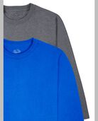 Boys' Supersoft Long Sleeve T-Shirt, 2 Color Pack Royal Asst.