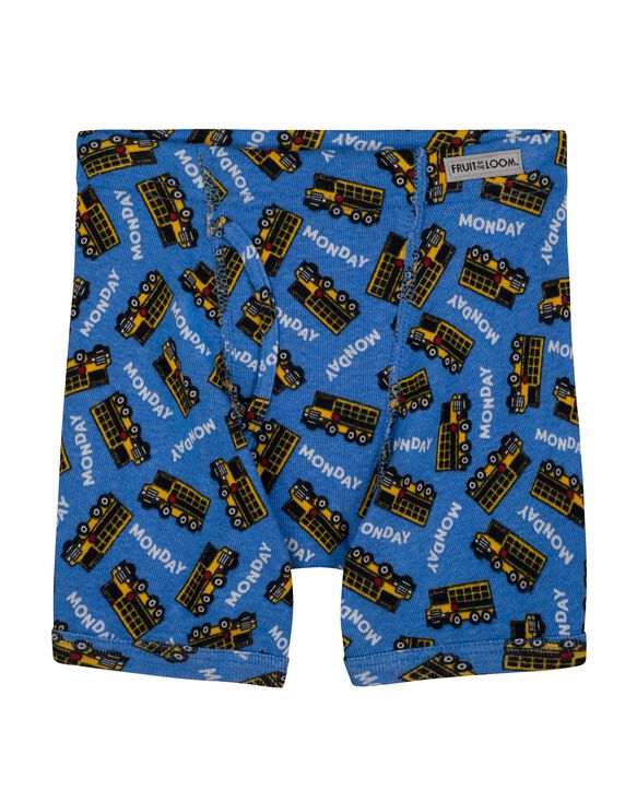 Toddler Boys' Days of the Week Boxer Briefs, 7 Pack