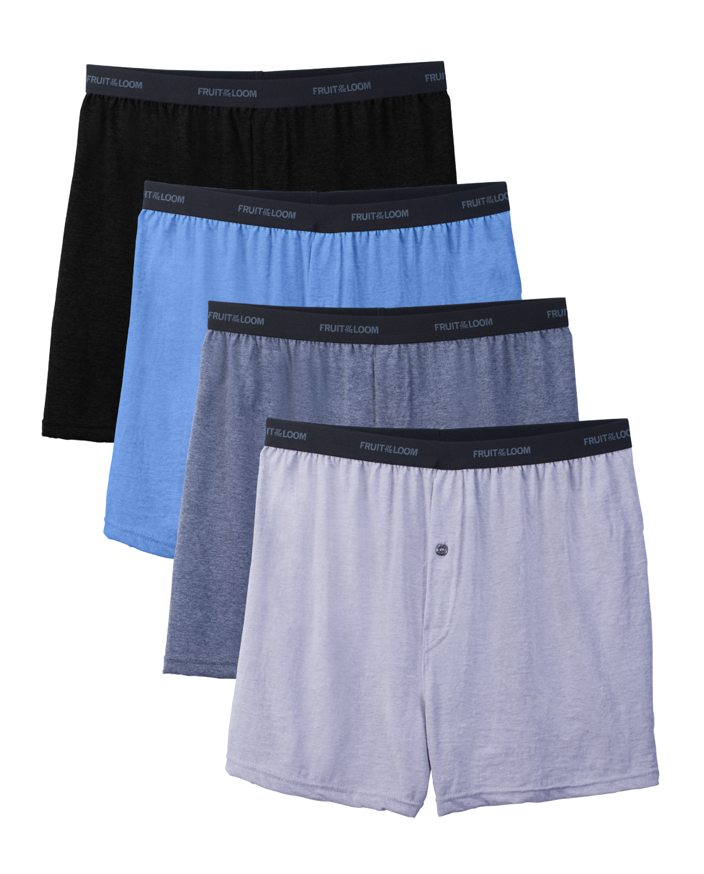 Big Men's Beyondsoft Knit Boxers, 4 Pack - Fruit US
