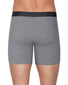 BVD Men's Black and Gray Boxer Brief, 6 Pack 