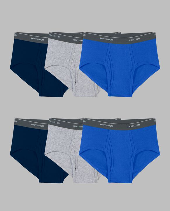 Men's Fashion Briefs, Assorted 6 Pack Assorted