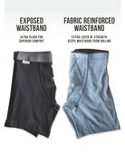 Men's Crafted Comfort Assorted Boxer Brief 3 Pack Assorted Color