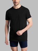 Men's Short Sleeve Fashion Pocket T-Shirt, Extended Sizes Assorted Neutrals 6 Pack Assorted