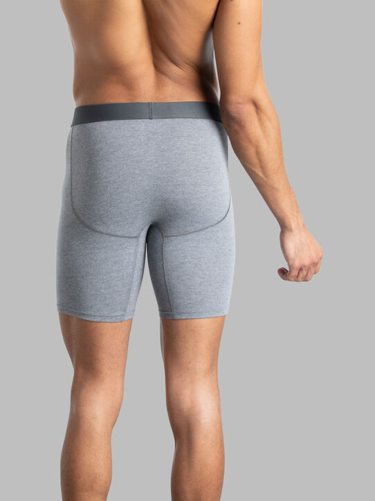 Men's Crafted Comfort™ Long Leg Boxer Briefs, Assorted 3 Pack