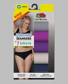 Women's Seamless Bikini Panty, 6+1 Bonus Pack ASST