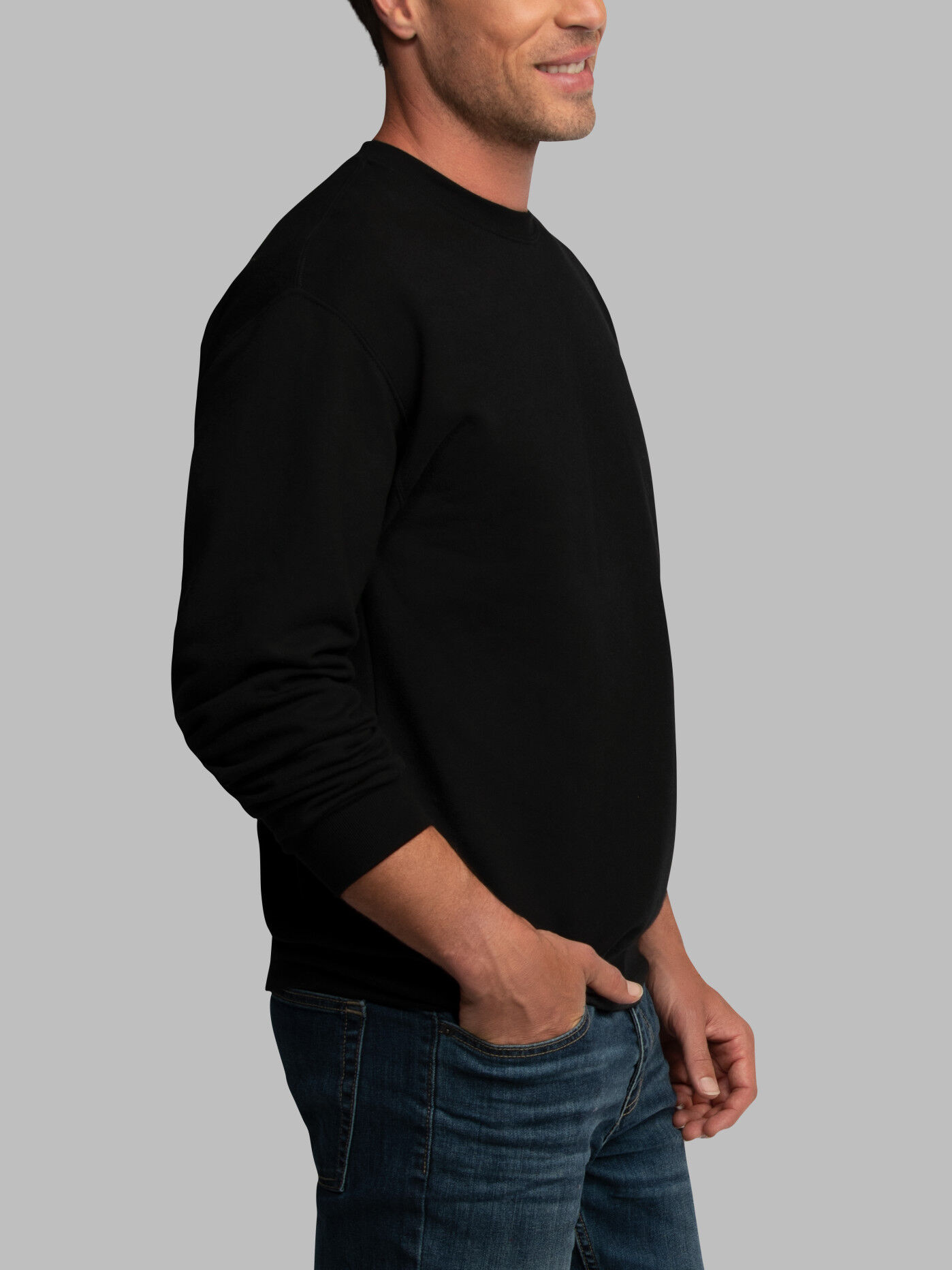 Men's eversoft fleece on sale crew sweatshirt