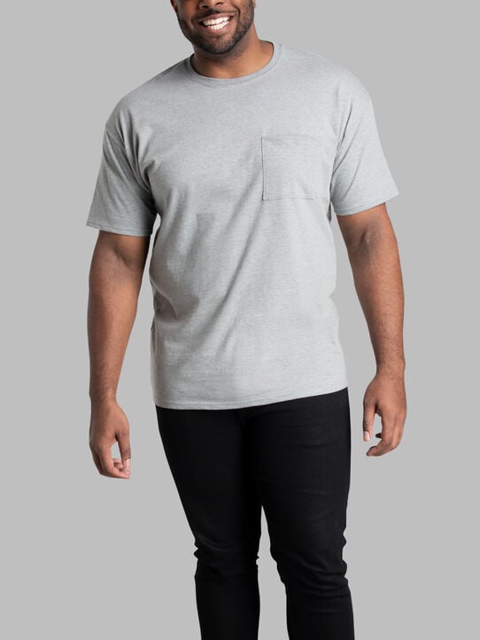 Tall Men's Eversoft®  Short Sleeve Pocket T-Shirt MINGRYHTHR