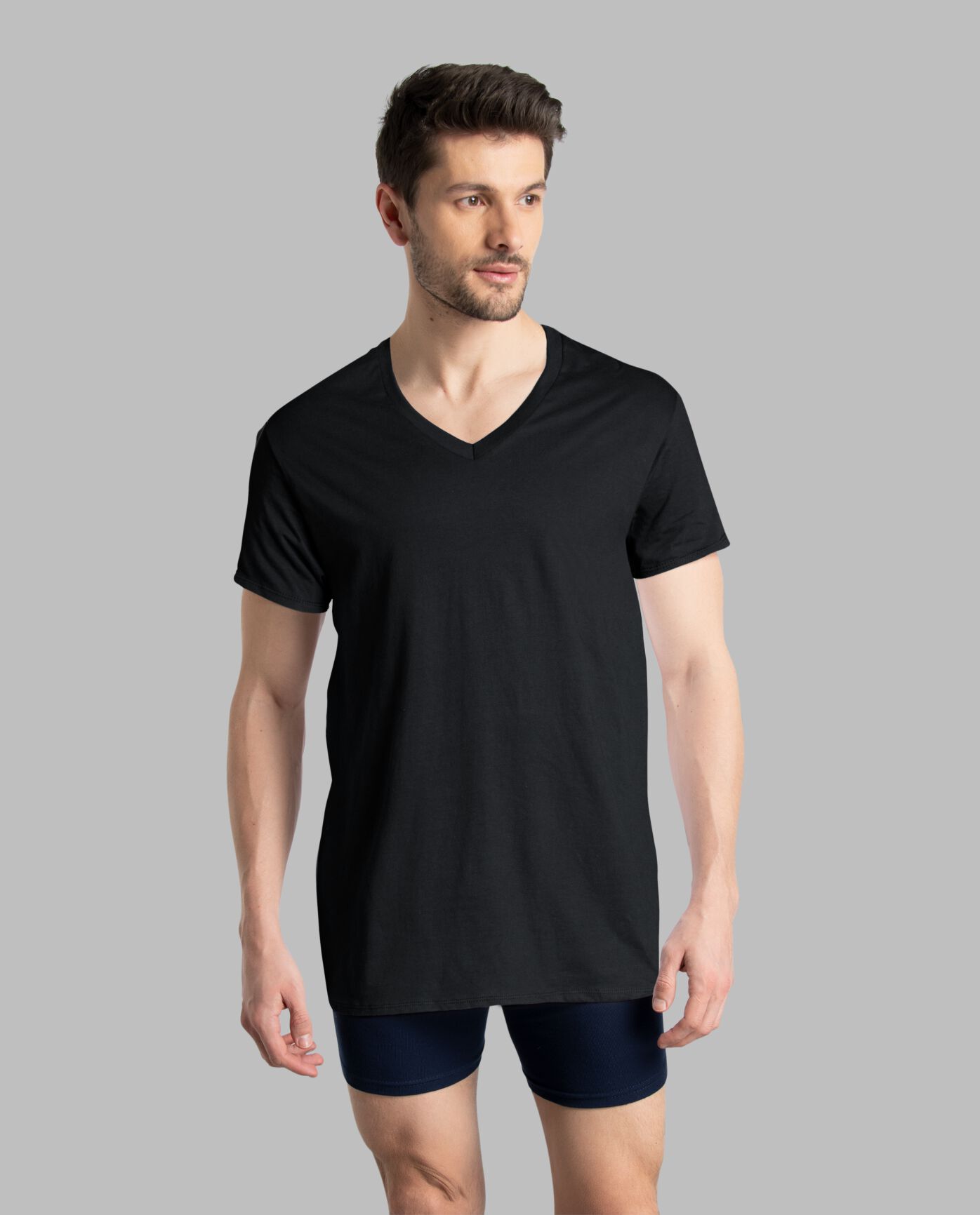 Plain T-shirt Combo For Men Black and White XL
