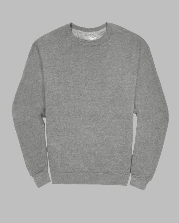 Eversoft® Fleece Crew Sweatshirt, Extended Sizes Grey Heather