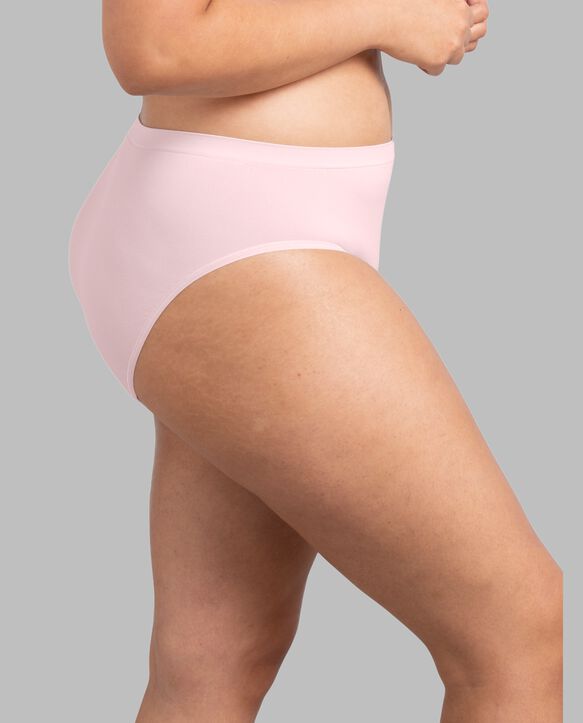 Women's Seamless Hi-Cut Panty, Assorted 8 Pack Assorted