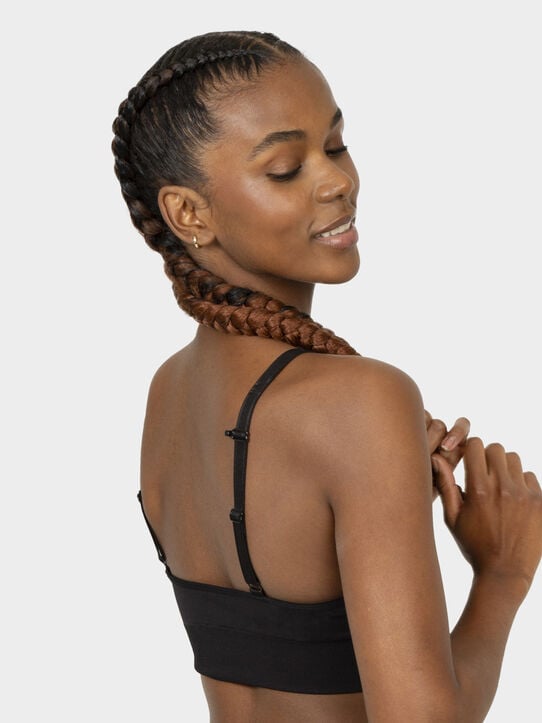 'So Comfy' Seamless Bralette, 2 Pack Premium Plum/ Black Hue