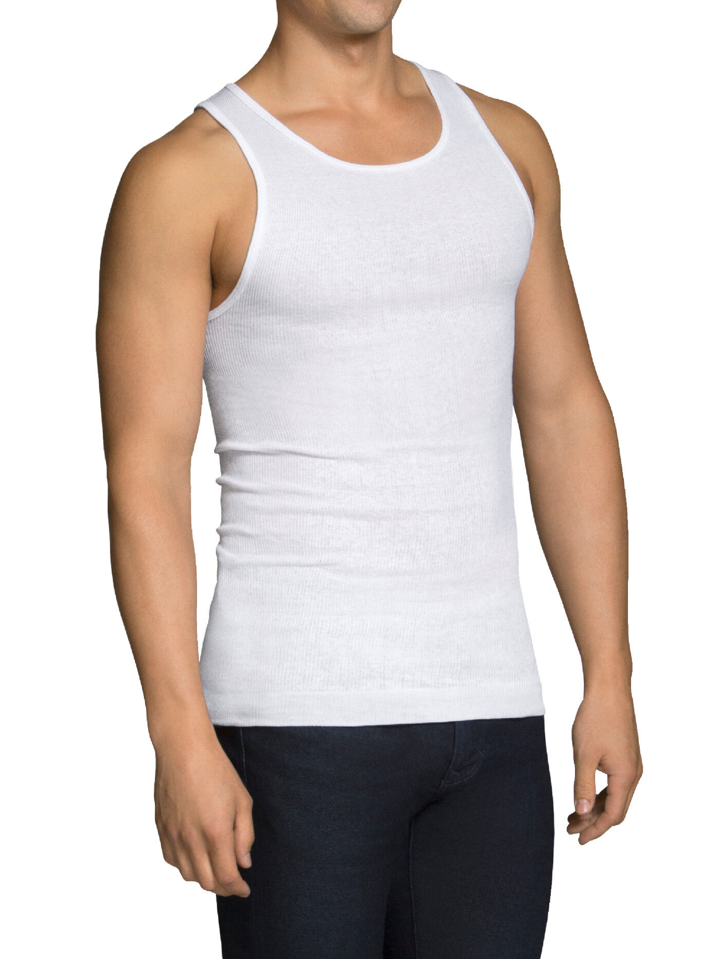 fruit of the loom sleeveless tees