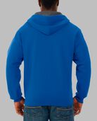 Men's Supersoft Fleece Full Zip Hoodie Sweatshirt Royal Heather