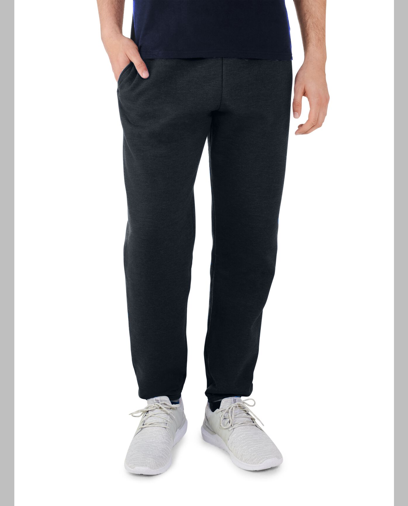 Men's EverSoft Fleece Elastic Bottom Sweatpants, Extended Sizes, 1 Pack