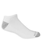 Men's Dual Defense No Show Socks, 12 Pack, Size 6-12 WHITE/GREY