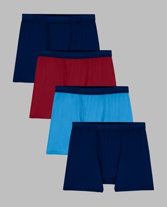 Men's Micro-Stretch Boxer Briefs, 2XL Assorted 4 Pack ASST