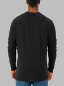 Men's Soft Long Sleeve Crew T-Shirt, Extended Sizes 2 Pack 