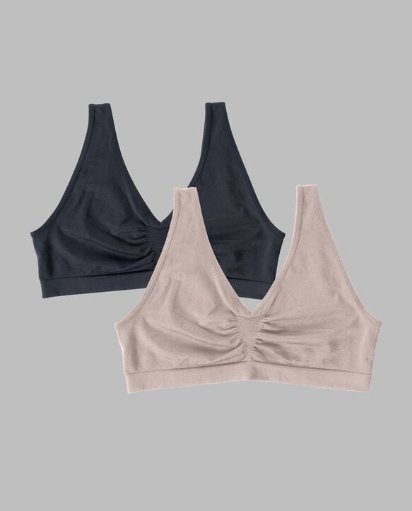 Women's Seamless Crop Top, Assorted 2 Pack Assorted