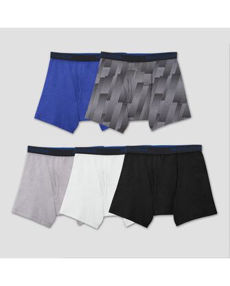Fruit Of The Loom® Boys' Breathable Cooling Cotton Mesh Boxer Briefs, 5 Pack 