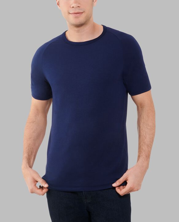 Men's Short Sleeve EverLight™ Raglan T-Shirt, 2 Pack Jnavy