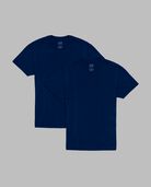 Men’s Eversoft® Short Sleeve Crew T-Shirt, Extended Sizes 2 Pack J.NAVY