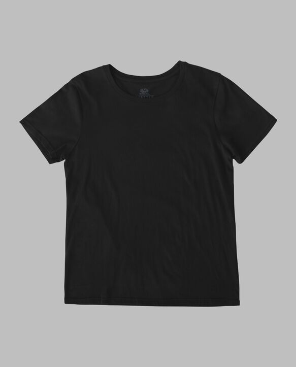 Women's Crafted Comfort Artisan Tee™ Crew T-Shirt Black Ink
