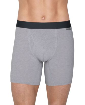 Men's Crafted Comfort Assorted Boxer Brief, 3 Pack, Extended Sizes 