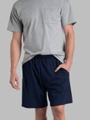 Men’sEversoft®  Jersey Shorts, Extended Sizes, 2 Pack J. Navy