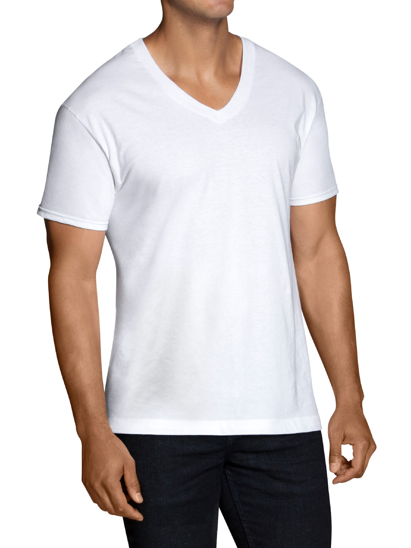 men's v neck undershirts