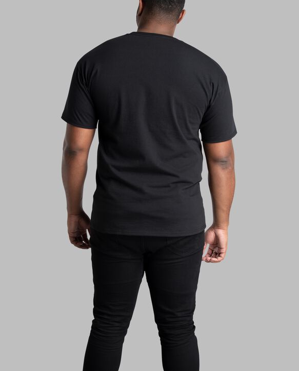 Tall Men's Eversoft® Short Sleeve Pocket T-Shirt BLACKINK