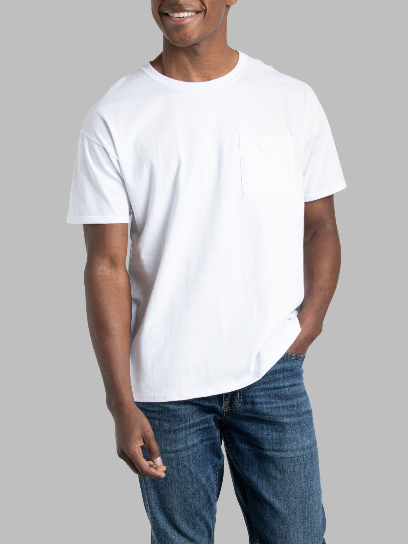 White extended tee hotsell
