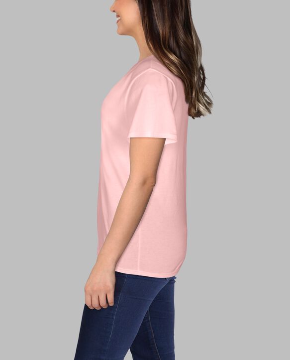 Women's Crafted Comfort Artisan Tee™ Crew T-Shirt Sweetheart Pink